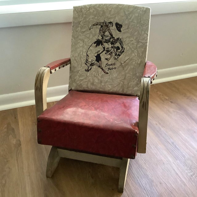 Vintage Bronco Buster Childs Chair For Sale - Image 13 of 13
