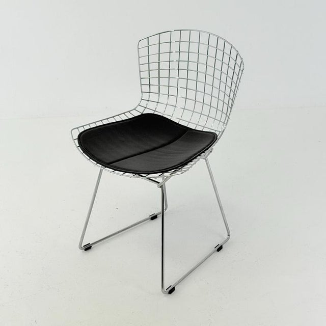 Mid-Century Wire Chrome Side Chair by Harry Bertoia, Germany, 1980s For Sale - Image 9 of 18