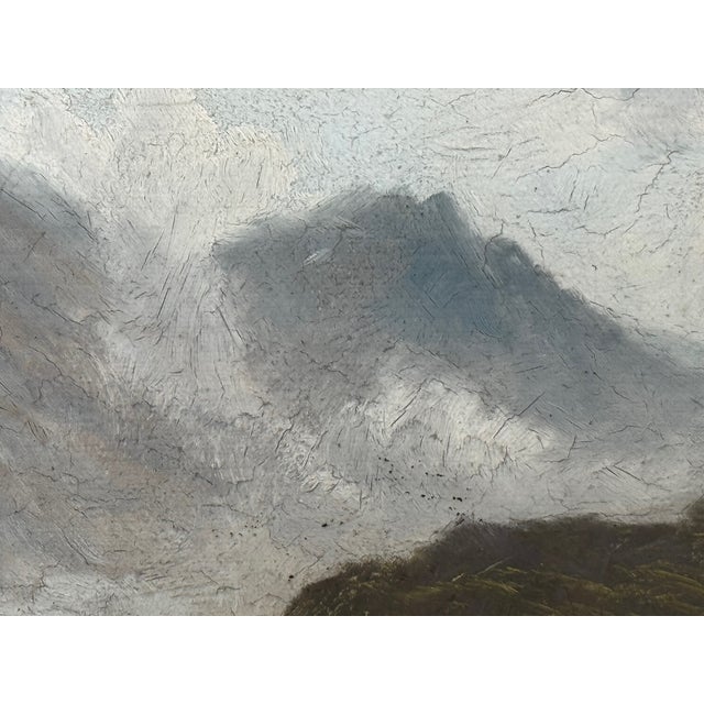 Victorian Oil Painting Morning Mist at Ben Lawers ⛰️ Highland Cattle Beside Loch Tay C1880 Framed For Sale - Image 15 of 18