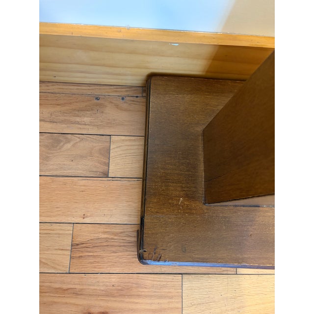 1990s 1990s Oak Plant Stand For Sale - Image 5 of 7