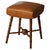 Vintage Danish Turned Wood Stool with Leather Seat, 1930s For Sale - Image 13 of 13