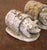 French Set of Two 19th Century French Weathered Concrete Pig Garden Sculptures For Sale - Image 3 of 11