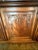 Wood Antique French Carved Walnut Buffet a Deux Corps With Rouge Marble Top For Sale - Image 7 of 12