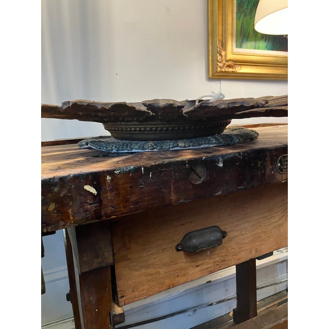 Italian Carved Giltwood Sunburst Convex Mirror For Sale - Image 16 of 16