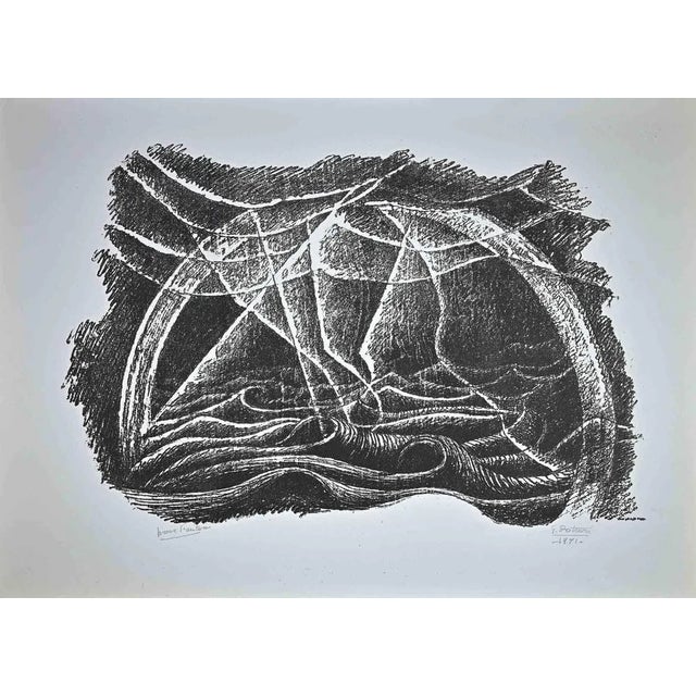 Composition is an original Contemporary Artwork realized in 1971 by Gerardo Dottori (Perugia, 1884 – Perugia, 1977)....