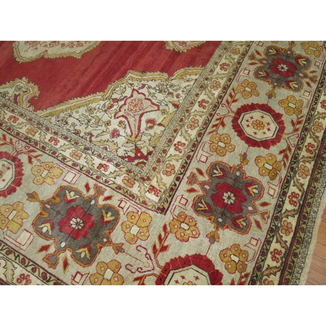 Antique Turkish Sivas Square Rug For Sale - Image 4 of 18