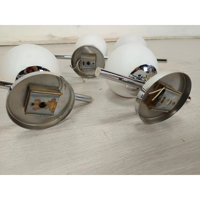 Vintage Ball Wall Lights, 1970, Set of 3 For Sale - Image 11 of 12