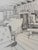 Drawing/Sketching Materials 1980s Sylvia Tolk "Boulaceet Farm, Nova Scotia, Reading Room" For Sale - Image 7 of 10
