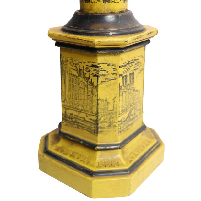 English Regency Style Table Lamp Ca. 1950's For Sale - Image 11 of 13