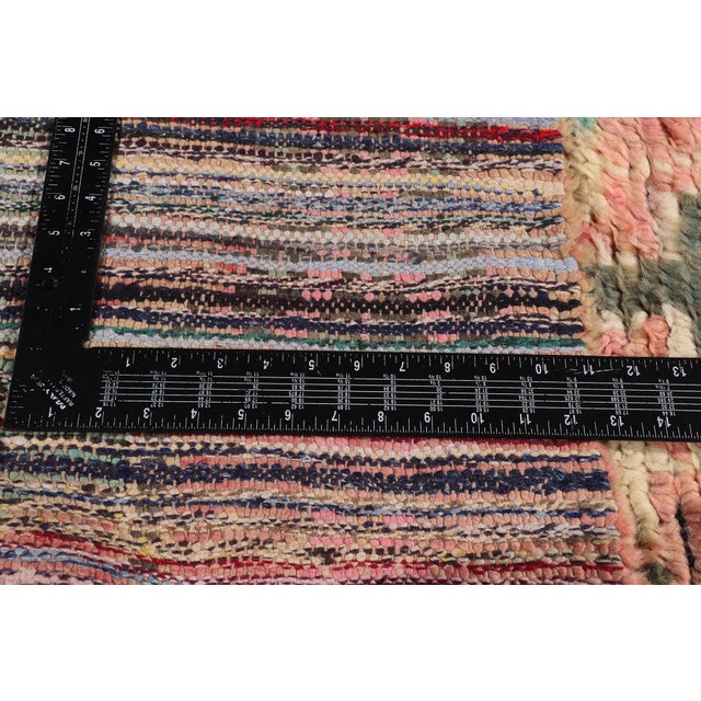 Textile Vintage Boujad Moroccan Rug, 02'06 X 11'10 For Sale - Image 7 of 10