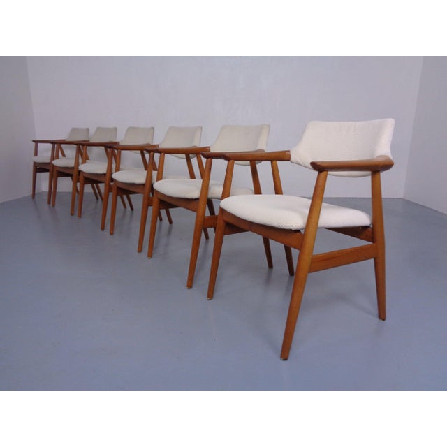GM11 Teak Armchairs by Svend Aage Eriksen for Glostrup, Denmark, 1960s, Set of 6 For Sale - Image 4 of 18