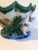 Vintage Mid 20th Century Majolica Frog Pedestal Bowl For Sale - Image 9 of 12