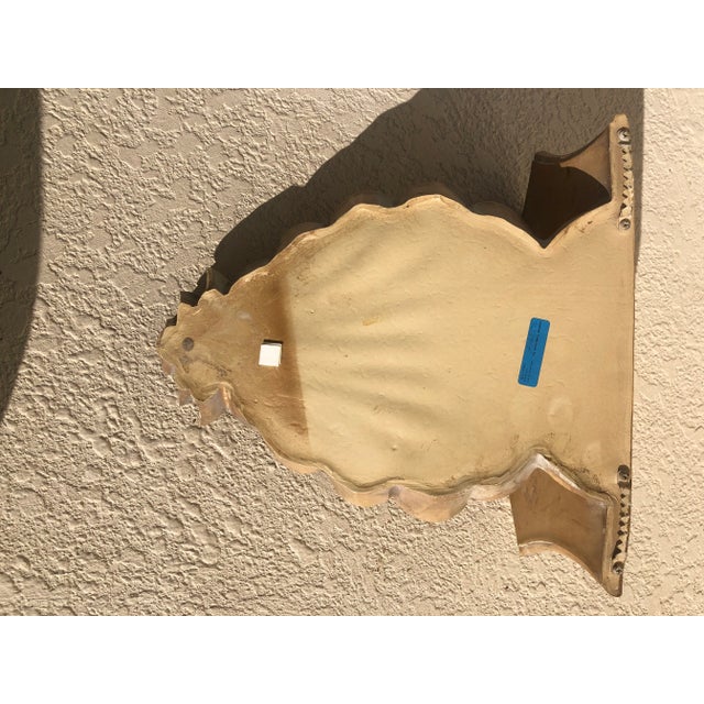 20th Century Hamilton Collection Seashell Wall Shelf Sconce Bracket For Sale - Image 4 of 9