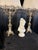 French 19th‑Century Louis XVI Style Four‑Arm Silver Candelabra Lamps — A Pair For Sale In Phoenix - Image 6 of 12