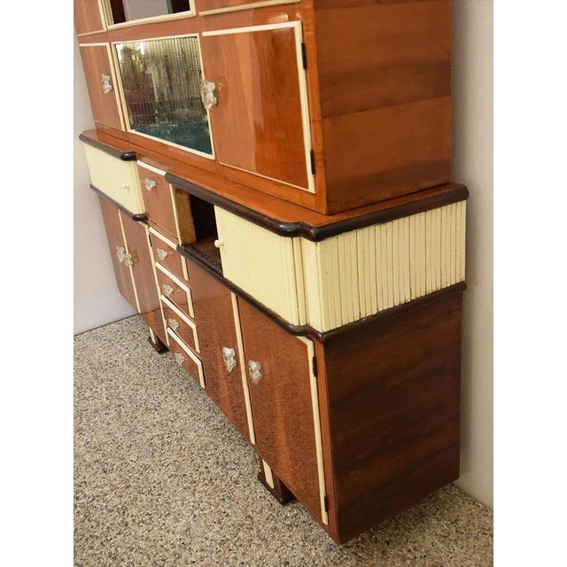 Italian Wooden Cabinet, 1950s For Sale - Image 4 of 13