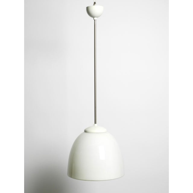 Mid-Century Modern Large Mid-Century Bauhaus Style Opal Glass Ceiling Lamp, 1950s For Sale - Image 3 of 18