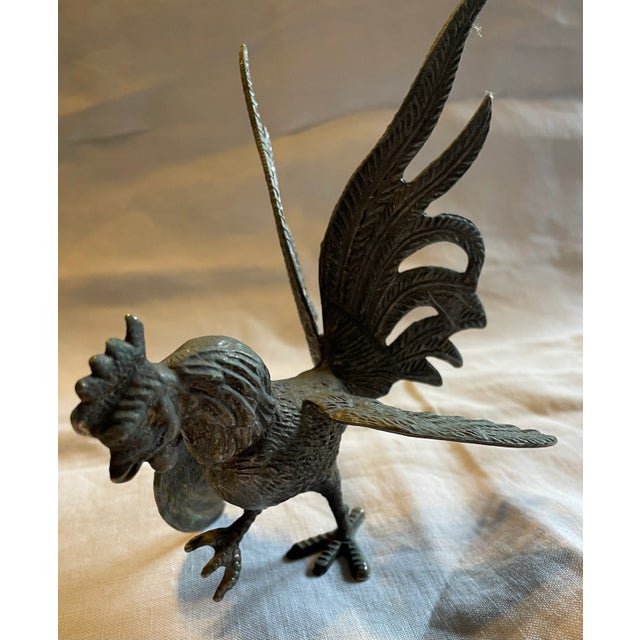 Silver Metal Rooster, 1920s-1940s For Sale - Image 6 of 12