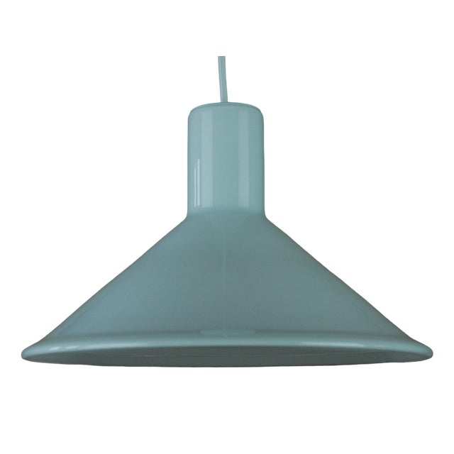P & T Pendant Lamp by Michael Bang for Holmegaard Glassworks, Denmark, 1970s For Sale