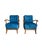 Textile Art Deco Lounge Chairs by Gyula Kaesz, 1930s, Set of 2 For Sale - Image 7 of 7