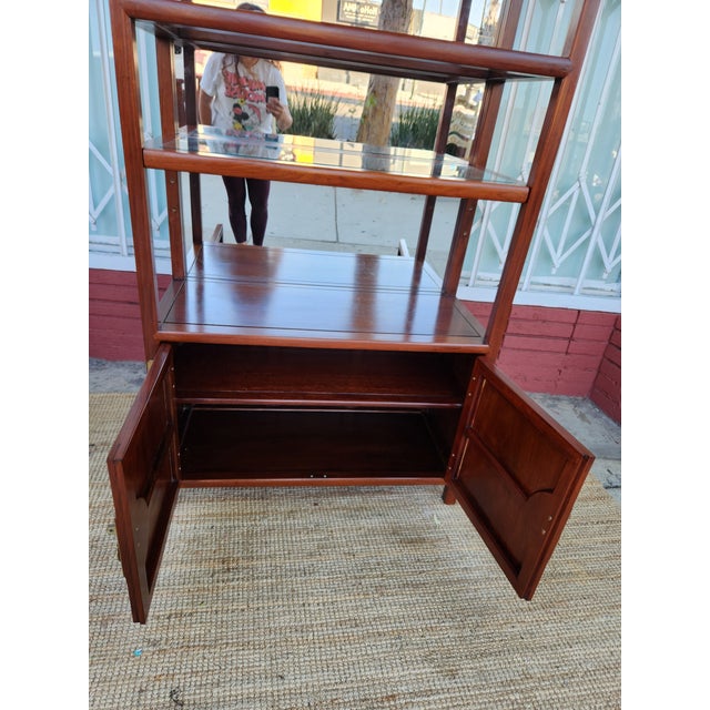 1970's Rosewood Display Cabinet For Sale - Image 12 of 12