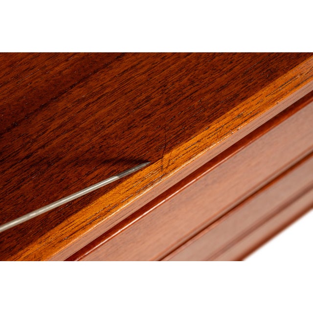 Danish Modern Three-Drawer Dresser in Teak by Nils Jonsson for Torring Møbelfabrik Produced by HJN Mobler, Denmark, C. 1960's For Sale - Image 14 of 18