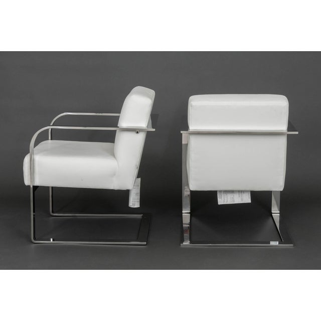 White Ralph Lauren Home "Penthouse Collection" Chairs, 2 For Sale - Image 8 of 9