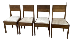 Art Deco Dining Chairs from L.O.V. Oosterbeek, 1920s, Set of 4