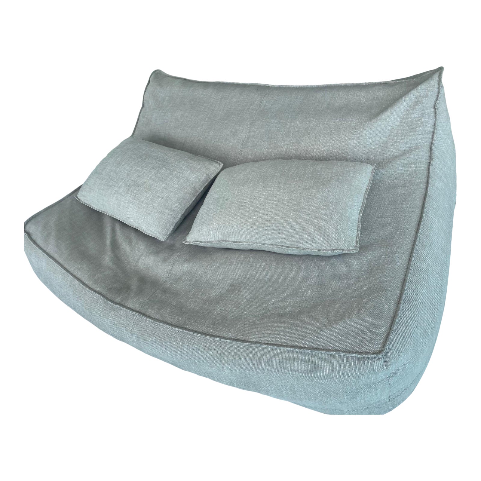 Restoration Hardware Bean Bag Outdoor Lounge Chair Chairish