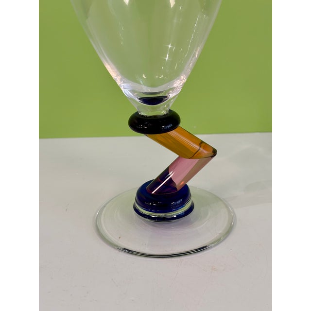 Mid-Century Modern Large Vintage Mid Century Modern Giovanni Cenedese Murano Glass Perfume Bottle/Decantur For Sale - Image 3 of 10