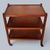2000 - 2009 Mid-Century Three-Tier Wooden Drinks Trolley on Castors For Sale - Image 5 of 7
