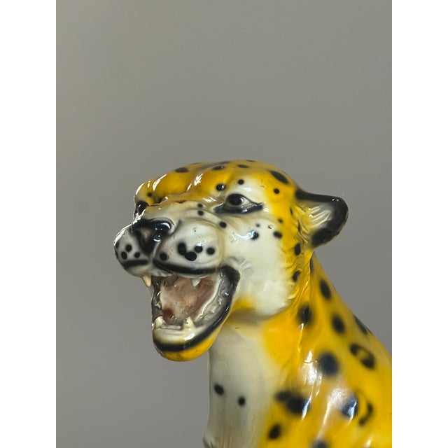 Italan Ceramic Cheetah, 1970s For Sale - Image 6 of 16