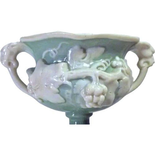 Ceramic Antique Tiered Porcelain Classical Epergne For Sale - Image 7 of 7