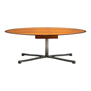 Pace, Mid-Century Modern, Writing Desk, Exotic Wood, Chrome, American, 20th C