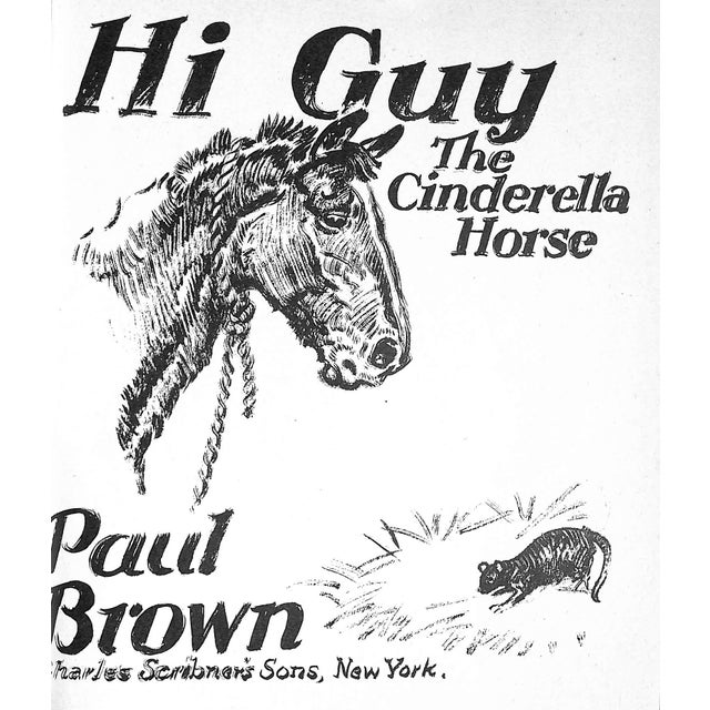 1940s Original 1944 Pencil Drawing From Hi, Guy! The Cinderella Horse by Paul Brown 8 For Sale - Image 5 of 6