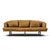 Edward Wormley for Dunbar Model 5244 Mid Century Mahogany Sofa This sofa measures: 80.5 wide x 38 deep x 29 inches high,...