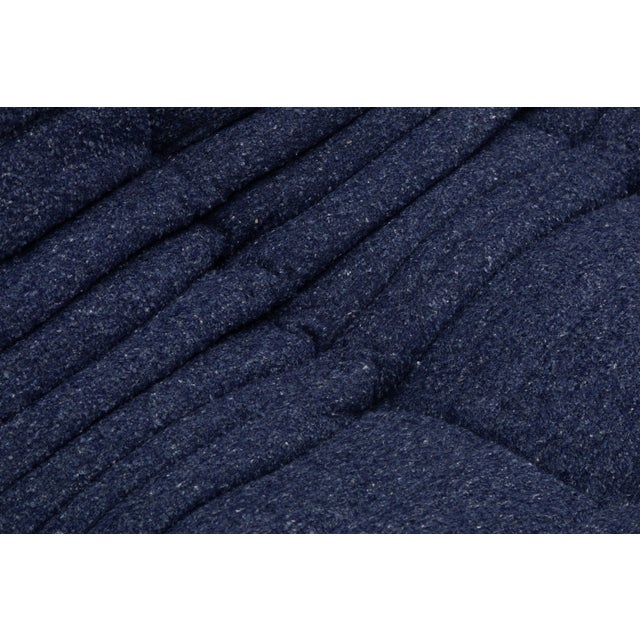 Restored Ligne Roset Togo 3-Seater in Indigo Grain Bouclé - Vintage European Original For Sale - Image 17 of 17