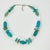 1990s Vintage Southwestern Navajo Barse Sterling, Faux Turquoise Nugget & Lucite Beaded Necklace - 16” For Sale - Image 6 of 13