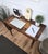 Italian Walnut Marquetry Desk, 1980s For Sale - Image 3 of 11