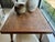 Brown Vintage Solid Oak Table For Sale - Image 8 of 18