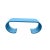 Mid-Century Modern Mid Century Modern Waterfall Style Console Ocean Blue For Sale - Image 3 of 4