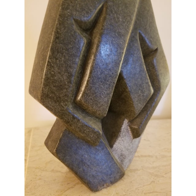 Stone African Stone Art Symbol For Sale - Image 7 of 8