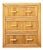 Vintage Rattan Three-Drawer Chest For Sale