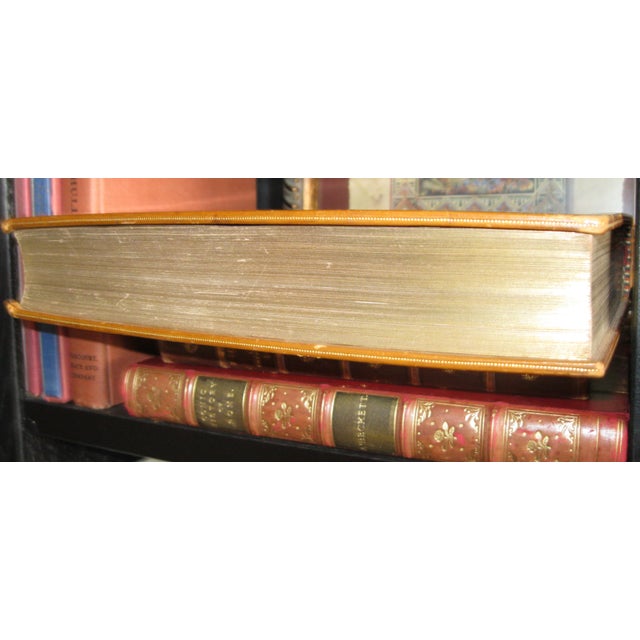 Chestnut 1910s The Tower of London Book by William Harrison Ainsworth For Sale - Image 8 of 12