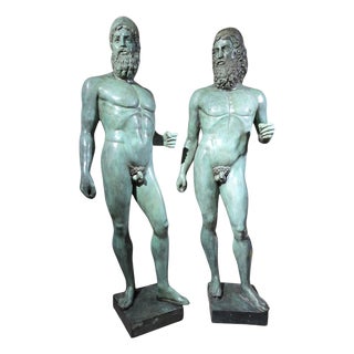 Life-Size Sculptures of the Riace Warriors, Set of 2 For Sale
