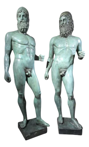 Life-Size Sculptures of the Riace Warriors, Set of 2