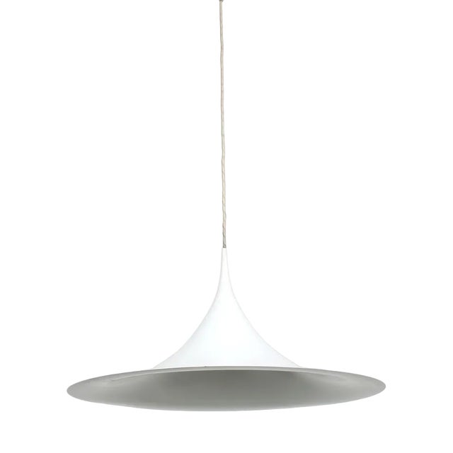 Danish Semi Hanging Lamp by Claus Bonderup & Torsten Thorup for Fog & Morup, 1960s For Sale
