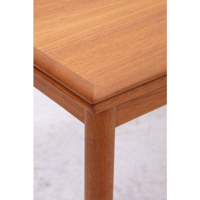 Brown Vintage Danish Extendable Teak Dining Table For Sale - Image 8 of 13