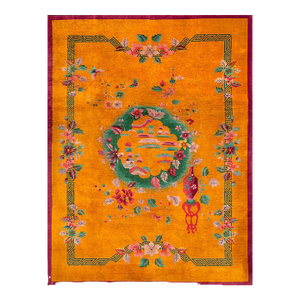 1920s Chinese Art Deco Carpet ( 9' x 11'8" - 274 - 356 )