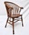 George Hunzinger 19th C. Windsor Style Accent Chair With Dolphin Head Arms For Sale - Image 4 of 13