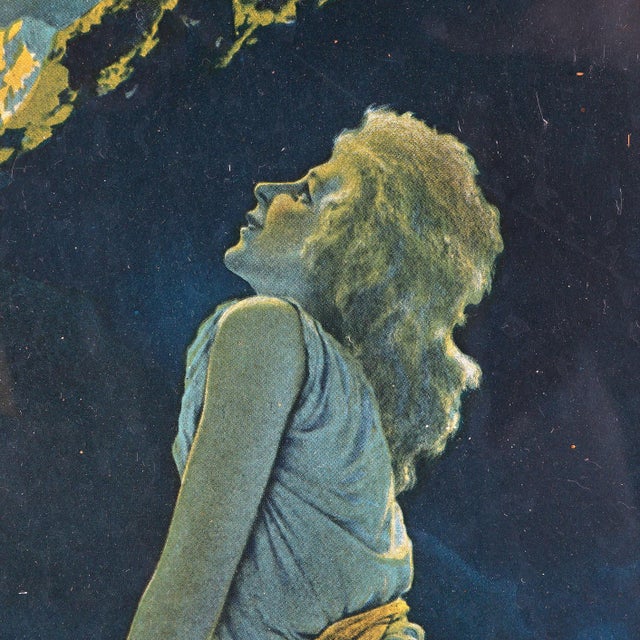 Antique Maxfield Parrish Reinthal & Newman Print “Wild Geese”, Framed, C1920 Measures - 16.5"h x 13.5"w x .5"d